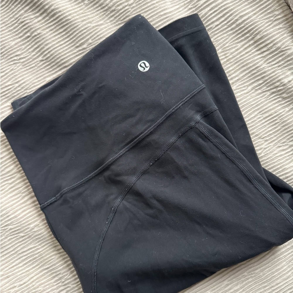 lululemon black flair cut leggings